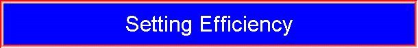 Setting Efficiency